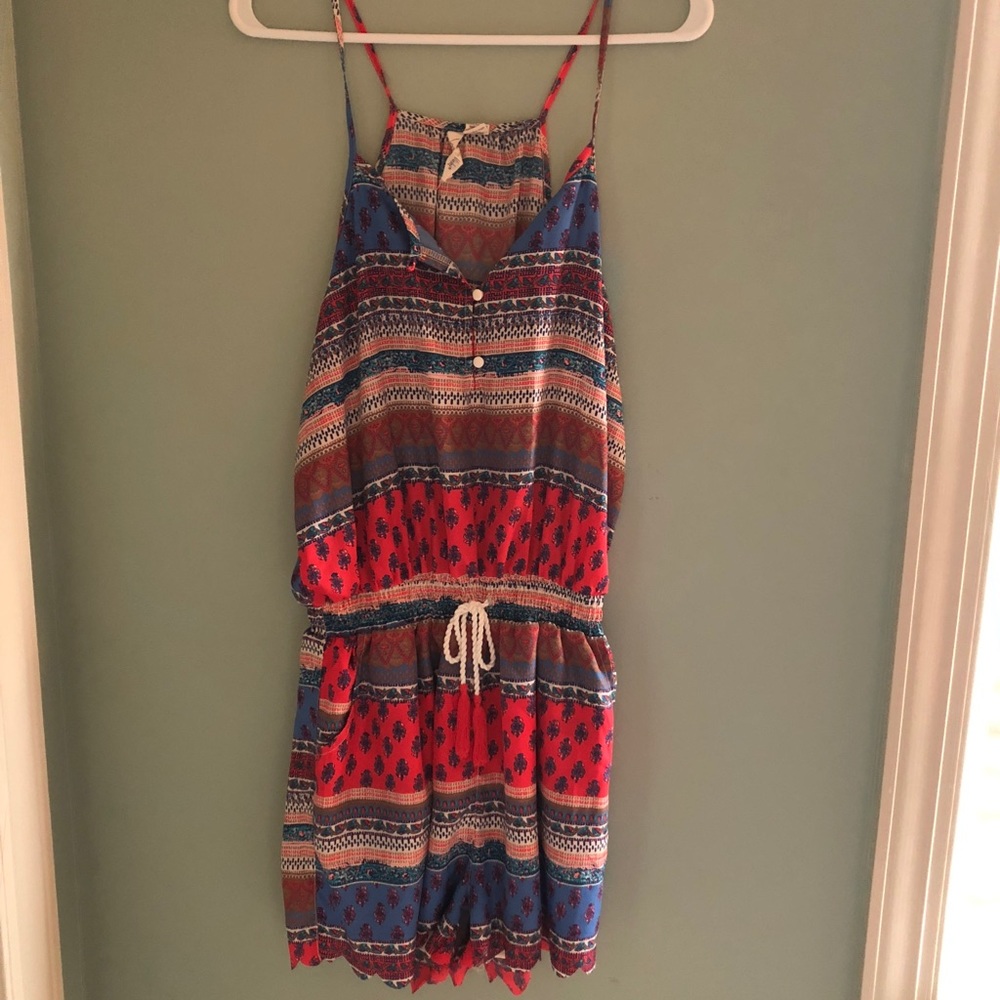 Francesca’s colorful aztec style romper